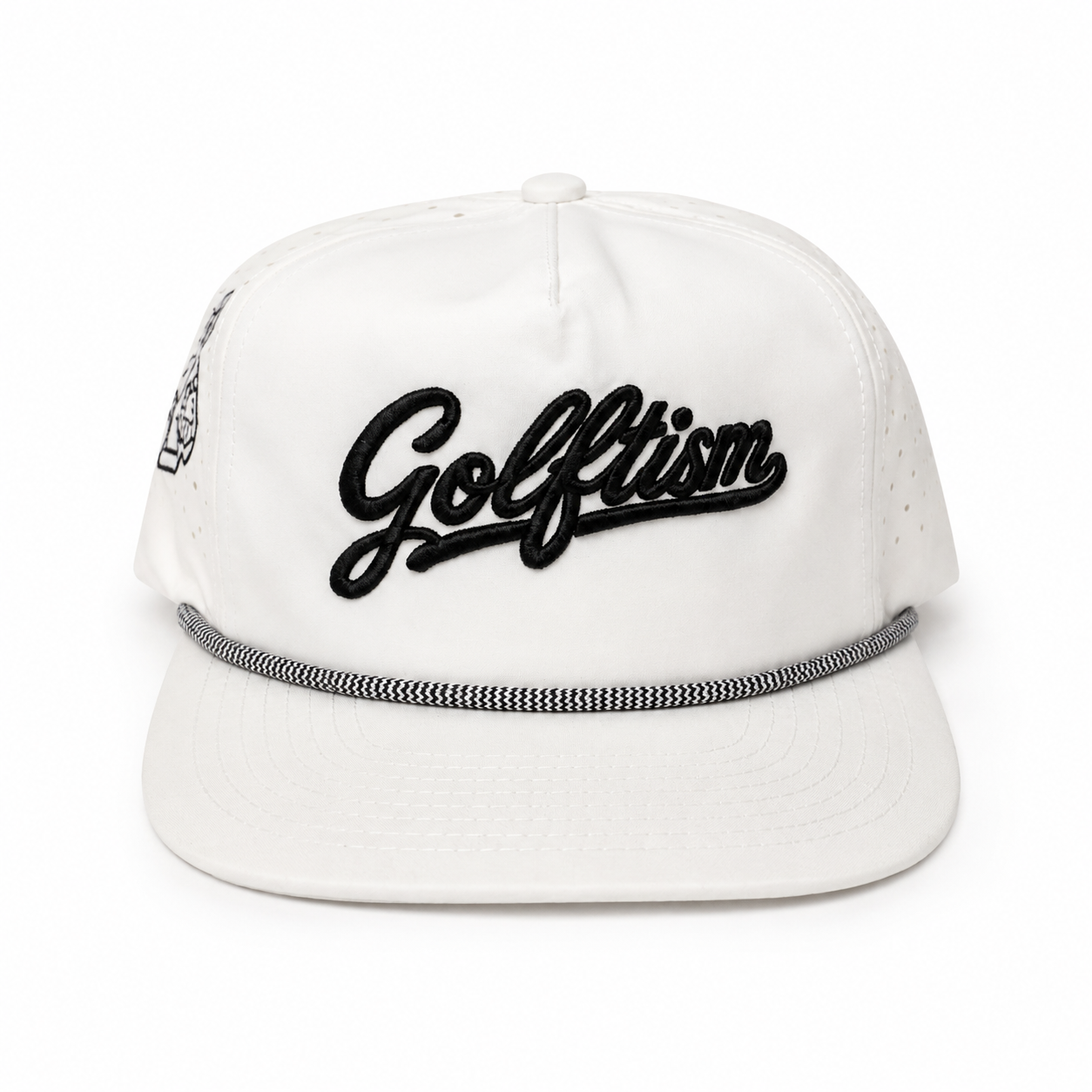 Golftism Tour Rope Snapback - Ivory