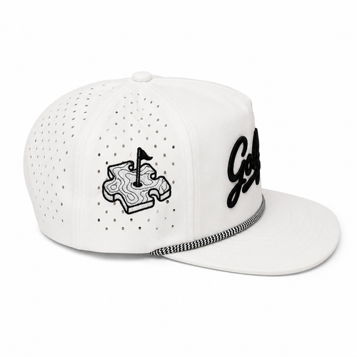 Golftism Tour Rope Snapback - Ivory
