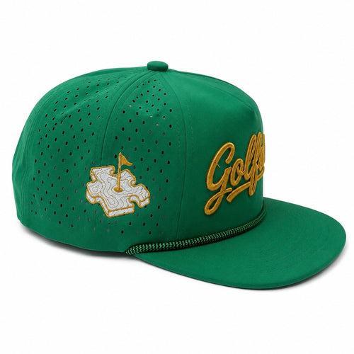 Golftism Tour Rope Snapback - Victory Green